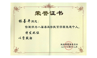 尽心尽力谋发展 尽职尽责为和谐--记县政协常委、广发（中国）公司董事长林善平