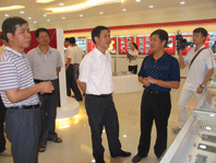 南平市委副书记黄福清、市委常委统战部部长黄健平一行视察广发（中国）公司