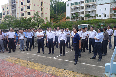 南平市市委书记裴金佳、市长林宝金率市委市政府全部领导及各市县主要领导一行莅临我公司视察指导